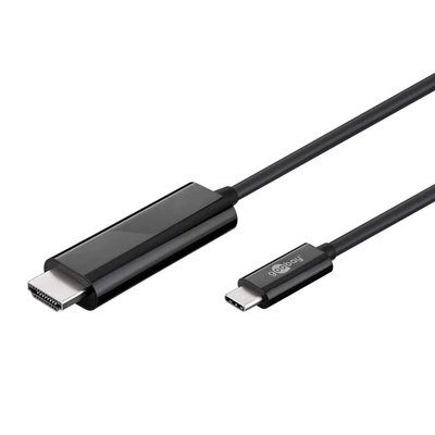 Goobay Кабел USBC HDMI стандарт 1.8 м черен, Goobay (77528) (77528)