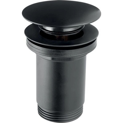 Novaservis Výpust umývadla, click-clack, čierna S285-BL-B