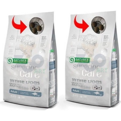 Natures Protection Superior Care Grain Free White Fish Adult Large Breeds 2 x 10 kg