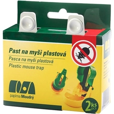 Papírna Moudrý Pasca na myši plastová 2 ks