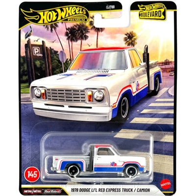 Mattel Hot Wheels Premium Boulevard 1978 Dodge Li and Red Express Truck