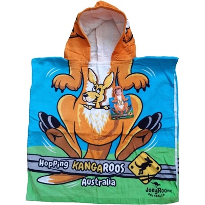 Australian Remedy dětské pončo osuška klokan 60 x 120 cm
