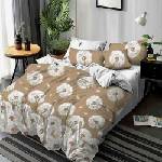 EmonaMall Двулицево спално бельо EmonaMall, 6 части - Модел S15182 (S15182-33333d)