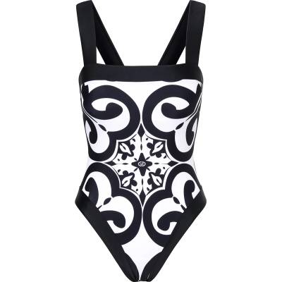 Goldbergh Дамски бански костюм Goldbergh Women's Costella Bathing Suit Swimsuit - Black / White (150-5884-0112)