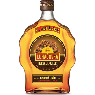 Luhačovická bylinná 38% 0,5 l (holá láhev)