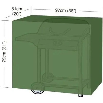 M.A.T. Group plachta krycí na gril CLASSIC "S" 97x51x79cm, PE 90g/m2 – Sleviste.cz