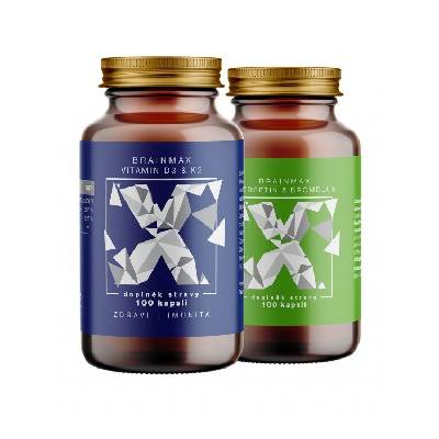 HISTAMIN STOPPER - Vitamin D3 & K2 a Quercetin & Bromelain 200 tbl. BRAINMAX