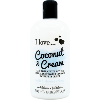 I Love Cosmetics Coconut & Cream Bubble Bath & Shower Creme 500 ml