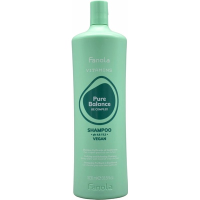 Fanola Vitamíns Pure Balance Shampoo - Šampón proti lupinám a mastnote 1000 ml