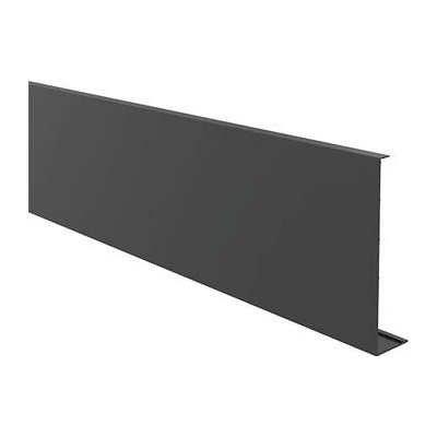 ECONOMY Krycí profil pro podlahový profil h-tvar 0011, 5000 mm, černý elox