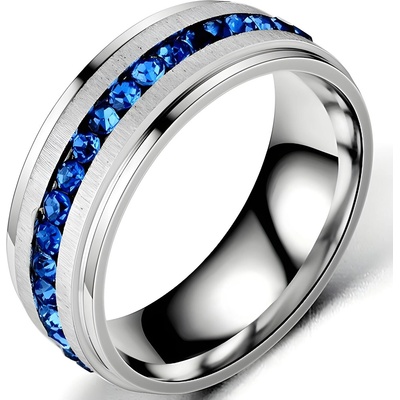 HARAHU Пръстен NO-17166 - Сребрист / Син / 55mm KP17166 (NO-17166)