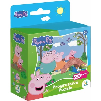 DODO Prasiatko Peppa Na prechádzke 20 dielov