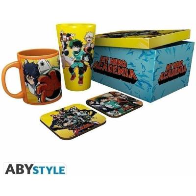 My Hero Academia set Hrnek 320 ml + sklenice 400 ml + 2x podtácek