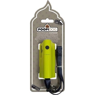 DUVO+ Plastový zásobník na sáčky s led světlem sáčky a baterie není součástí -8,5 x 4 x 6 cm