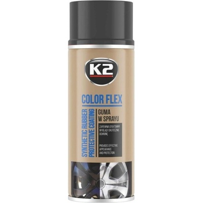 K2 COLOR FLEX ČERNÁ MATNÁ 400 ML
