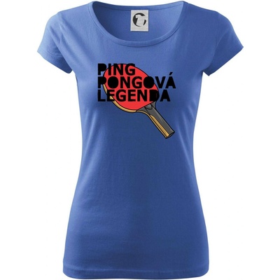 Ping Pongová legenda Pure dámske tričko Svetlomodrá