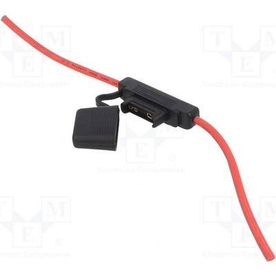 OPTIFUSE LPX-01B-8R Zásuvka; 29,7mm; 80A; Výv: vodiče; 32V; Barva vodiče: červená