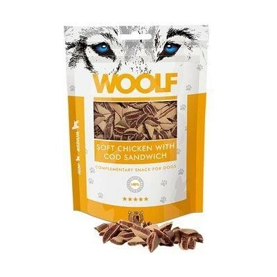 WOOLF Classic pôch. Soft Chicken with Cod Sandwich 100 g
