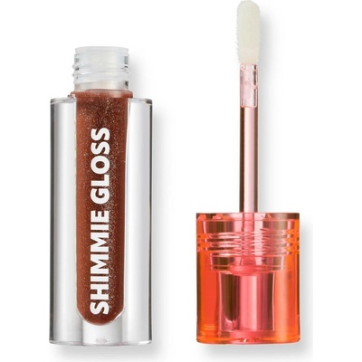 Trouble Maker Trblietavý lesk na pery Shimmie Gloss New Stakes Brown 3 ml