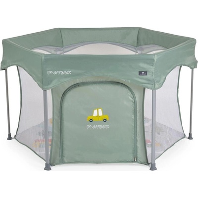 Cangaroo Детска кошара за игра Playbox зелен (3801005210237)