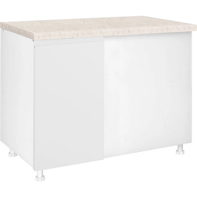 Matis Кухненски шкаф долен ъглов с една врата Aura DU100 бял