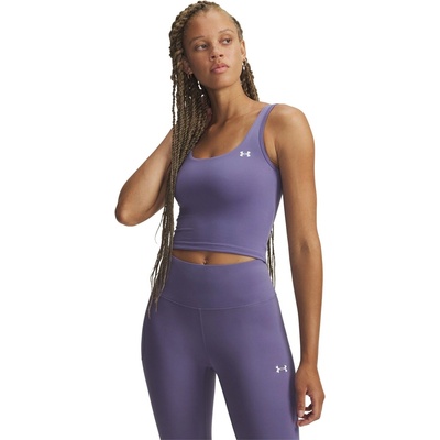 Under Armour Women's Motion Tank Performance Gym Vest - Purple/White