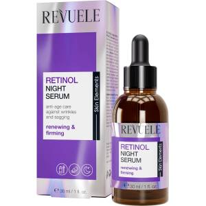  REVUELE Retinol Night Serum, нощен серум с ретинол против бръчки и отпускане, 30 ml