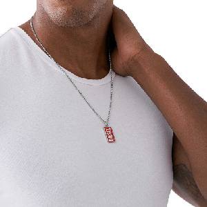 Diesel Мъжко колие Diesel SINGLE PENDANT - DX1368040 (DX1368040) Часовници