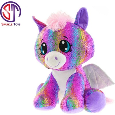 Pegas Star Sparkle barevný sedící 24 cm