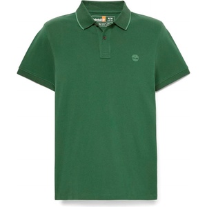 Timberland Мъжка поло тениска Timberland Millers River Printed Neck S/S Polo shirt - Pineneedle (216-8623-0213)