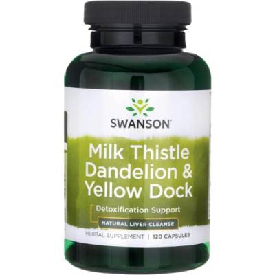 Swanson Milk Thistle Dandelion & Yellow Dock [120 капсули]