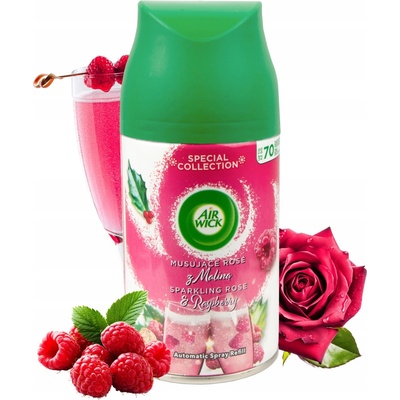 Air Wick Freshmatic Sparkling Rose & Raspberry náhradná náplň 250 ml