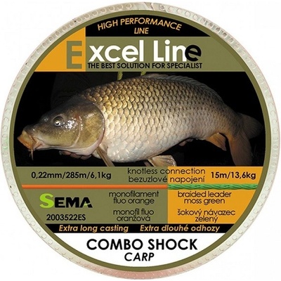 Sema Combo Shock Carp Oranžová 300 m 0,22 mm 6,1 kg