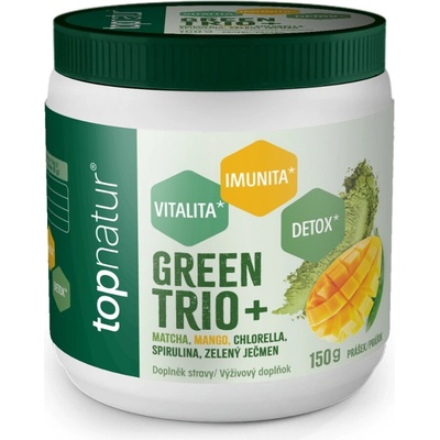 Topnatur Green Trio Plus Mango prášek 150 g