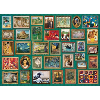 EUROGRAPHICS - Puzzle Masterpieces Kunst - 2 000 piese