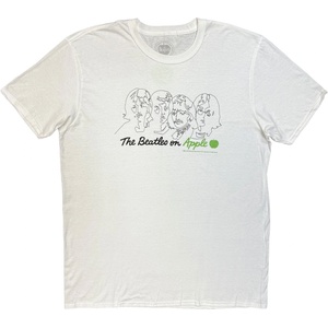 The Beatles On Apple (Back Print) White XL Риза (BEATTEE20MW04)