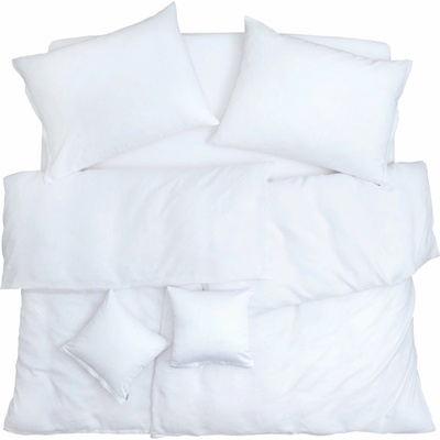 SCANquilt Obliečky LINO opticky biela 140x200 70x90