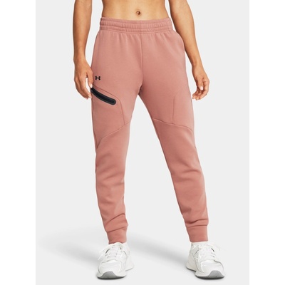Under Armour UNSTOPPABLE FLC JOGGER 1379846-696 růžové
