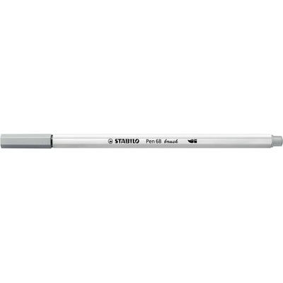 Stabilo Pen 68 brush sivá