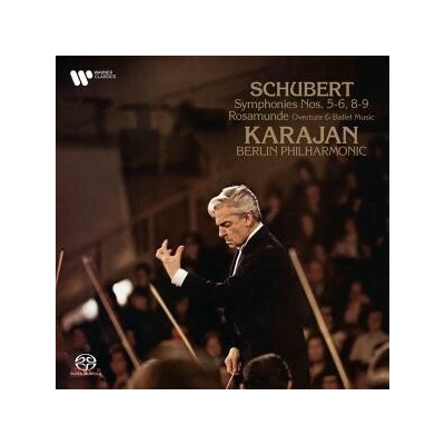 KARAJAN, HERBERT VON - SCHUBERT - SYMPHONIES NOS. 5-6, 8-9, ROSAMUNDE OVERTURE 2 CD