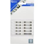 GEKO Комплект стъклени предпазители 10 бр 40040 (g03616)