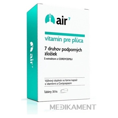 Air 7 Vitamín pre pľúca 30 kapsúl