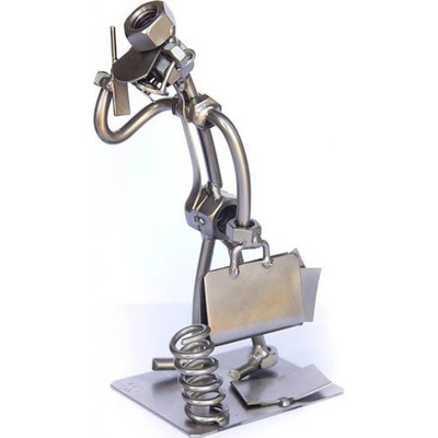 Kovová figurka Handyman s držákem 17 cm