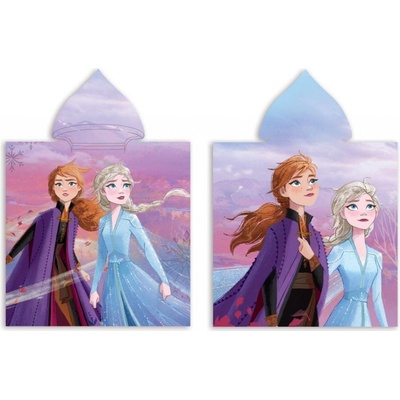 FARO Pončo Frozen 2 Ledové království s kapucí 50x100 cm