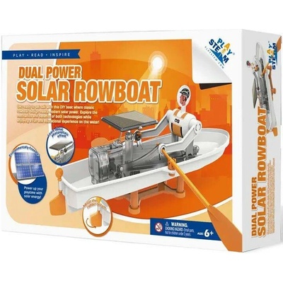 PLAYSTEM Dual Power Solar Rowboat