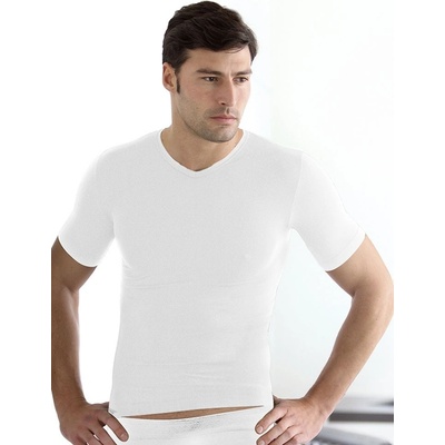 T-shirt V mezza manica Intimidea bílá