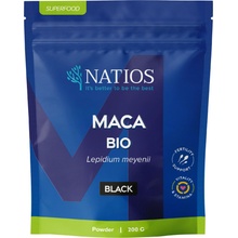 NATIOS Maca black čierna BIO prášok 200 g