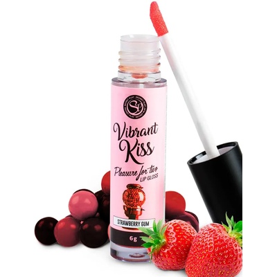 Secret Play Vibrant Kiss Lip Gloss Strawberry Gum 6g
