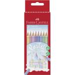 Faber-Castell Цветни моливи faber-castell Пастелни шестоъгълни 10 броя 111211 (111211)