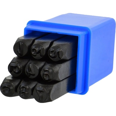 GEKO Razicí matrice čísel - raznice, různé velikosti, sada 9 ks 6 mm – Zbozi.Blesk.cz